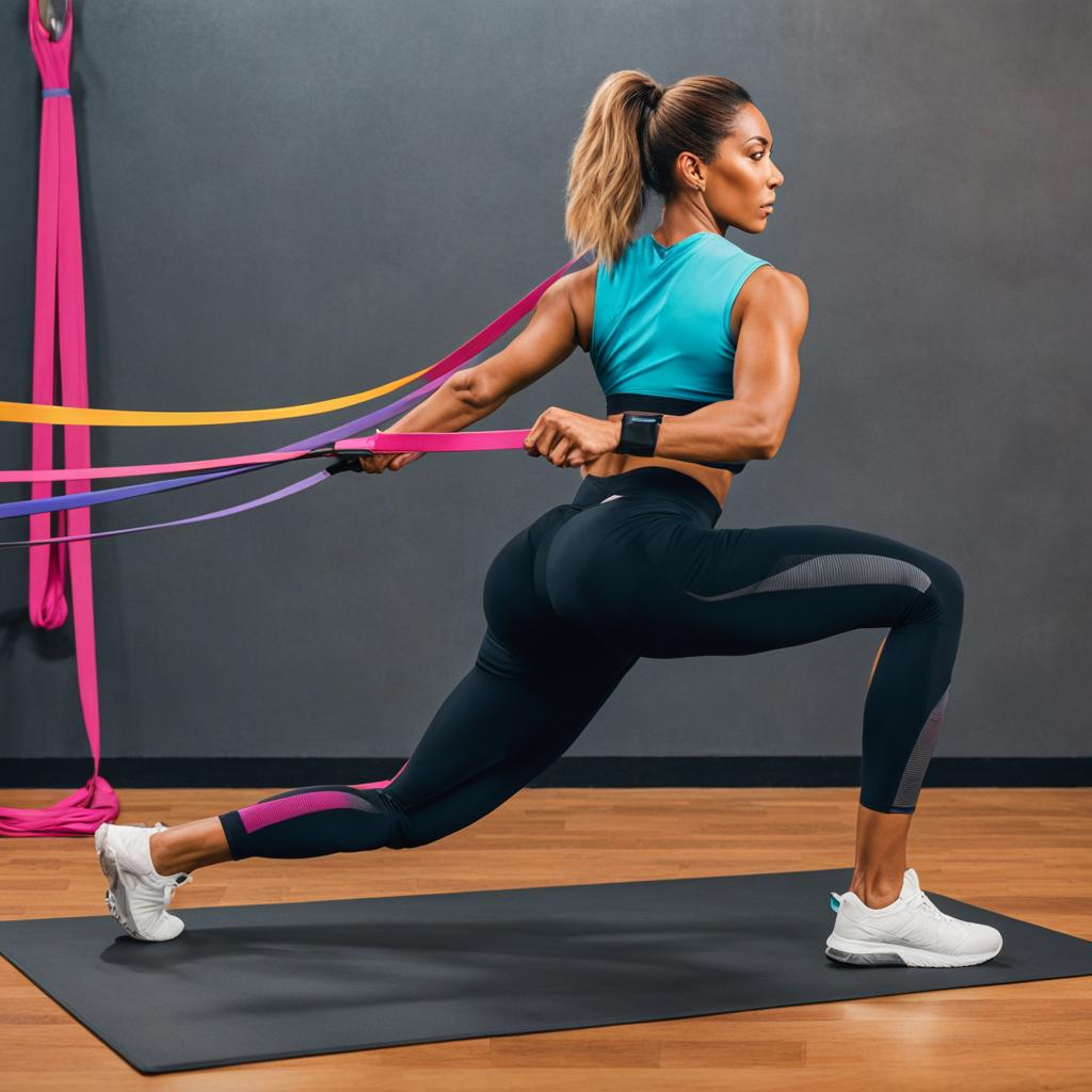 Resistance band glute exercises