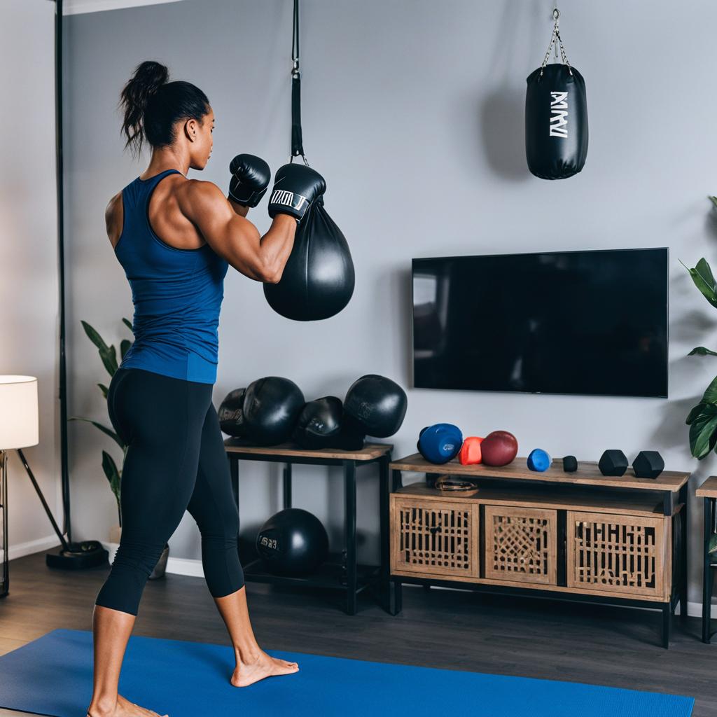 boxing workout routine at home