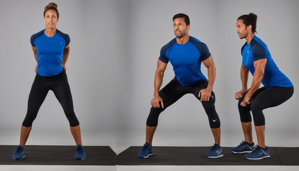 variations of squat thrust