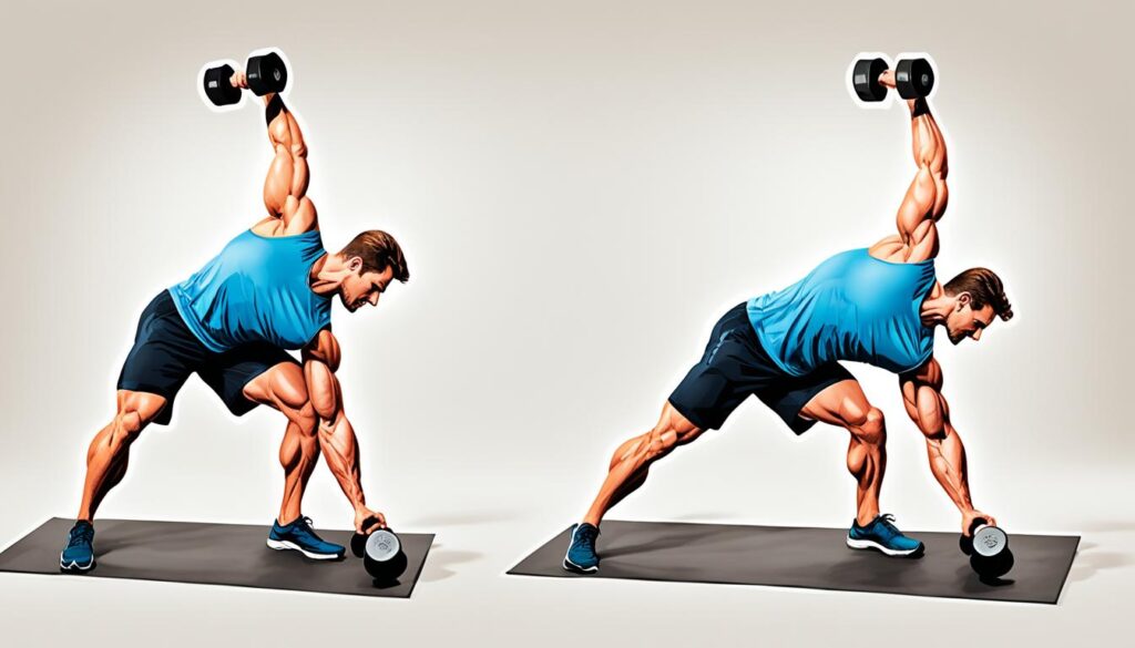 elevated dumbbell exercises