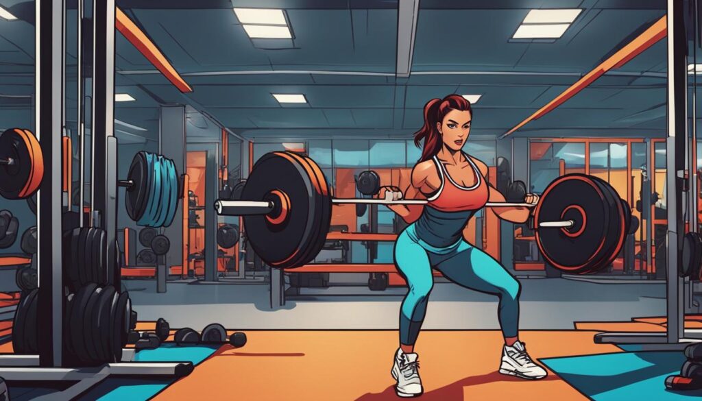 full body workout gym female